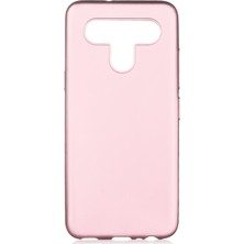 Hesaplı Dünya Lg K51S Kılıf Mat Renkli Esnek Silikon Rosegold Renk Prm