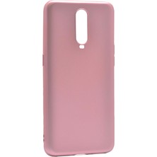 Hesaplı Dünya Oppo Rx 17 Pro Kılıf Mat Renkli Esnek Silikon Rosegold Renk Prm