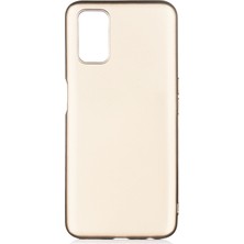Hesaplı Dünya Oppo A52 Kılıf Mat Renkli Esnek Silikon Gold Renk Prm