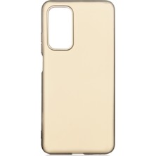 Hesaplı Dünya Xiaomi Mi 10T Pro 5g Kılıf Mat Renkli Esnek Silikon Gold Renk Prm