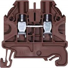 Wıeland Wt 2,5 - 2,5 mm Kahverengi Vidalı Klemens
