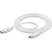 Cellularline Usb-C To Usb-C Kablo Beyaz