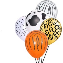 Balonevi  Safari Temalı Karışık Balon 10 Adet