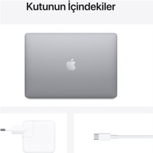 Apple Macbook Air M1 Çip 8GB 512GB macOS 13" QHD Taşınabilir Bilgisayar Uzay Grisi - Z12418512-TQ6