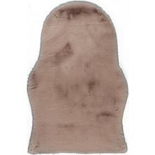 Tuğra Halı Tavşan Post Pembe Renk Kaymaz Taban Halı