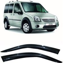 Cardanadam Shop Ford Connect Cam Rüzgarlığı 2011 Model Uyumlu 2 Parça Montajı Kolay Kendinden Bantlı Parlak Siyah