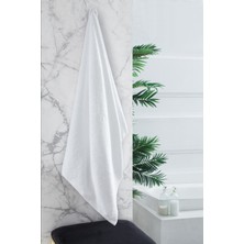 Tertio Pure Beyaz 76 x 137 cm Pamuk Ekstra Yumuşak Otel ve Banyo Havlusu