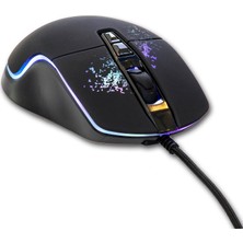 Lunatic Owl 7200 Dpi 7d Sese Duyarlı Rgb Makrolu Oyuncu Mouse