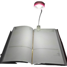 Morzahome Kıskaclı Saat Pilli LED Kitap Okuma-Yukseklik : 15 cm