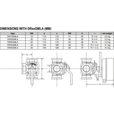 Honeywell DR32GMLA ( DN32) Rekorlu Rotary Üç Yollu Vana Gövdesi