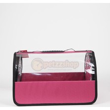 La Vista  Şeffaf Flybag Pet Taşıma Çantası Pembe 26X43X27H cm