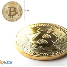 Buffer Bitcoin Madeni Hatıra Parası Madeni Bitcoin Hediye Sikke Para