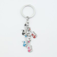 new life promosyon nl Gitar Figürlü Anahtarlık