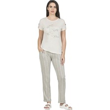 Poleren 6736 Yazlık Kadın Kısa Kol Pijama Takım