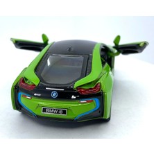 Kinsmart Bmw I8 - Çek Bırak 5inch. Lisanslı Model Araba, Oyuncak Araba 1:36