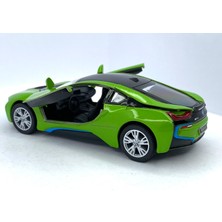 Kinsmart Bmw I8 - Çek Bırak 5inch. Lisanslı Model Araba, Oyuncak Araba 1:36