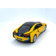 Kinsmart Bmw I8 - Çek Bırak 5inch. Lisanslı Model Araba, Oyuncak Araba 1:36