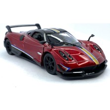 Kinsmart 2016 Pagani Huayra Bc (Şeritli) - Çek Bırak 5inch. Lisanslı Model Araba, Oyuncak Araba 1:38