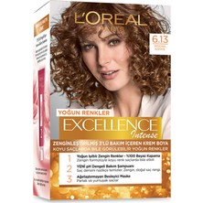 L'Oréal Paris Loreal Paris Excellence Saç Boyası 6.13 Mocha Kahve	3'lü