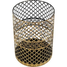 Venon Aydınlatma Venon Home Metal Çok Amaçlı Sepet (350X480) Siyah Sarı Patine