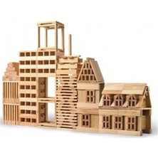 Hobi Eğitim Dünyası Ahşap Yapı Blokları Wood City Blocks 200 Parça