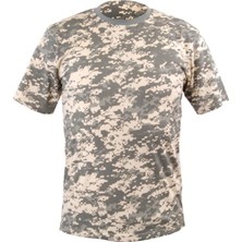 YDS Mil-Tec Dijital T-Shirt -Kamuflajli (Mil-Tec Pamuklu Dijital Kamuflaj T-Shirt)