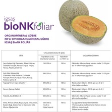 İgsaş Bionk Foliar Organik Karışımlı Bahçe Çiçek Bitki Besini Azot Fosfor Nklı Sıvı Organomineral Gübre 1 Lt