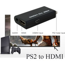 Wozlo Playstation 2 Ps2 To HDMI Tv Kablosu Çevirici Adaptör Dönüştürücü