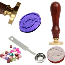 Profisher Mektup Damga Mühürü Balık Burcu + 30 Mühür Mumu + Eritme Kaşığı