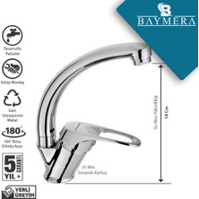 Baymera Mix Kuğu Lavabo Bataryası