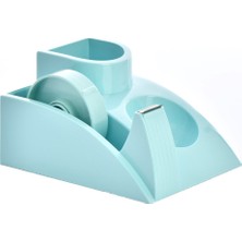 Ops Masaüstü Organize Kalemlik Bantlıklı (Pastel Mavi) Ops Klm 304