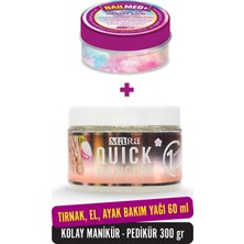 Mara Quick Manikür 300GR + Nailmed+ Biotin 60ML Tırnak El Ayak Bakım Seti