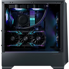 Phanteks Eclipse P360 Air Mid Tower Bilgisayar Kasası, Temperli Cam, DRGB - Saten Siyah