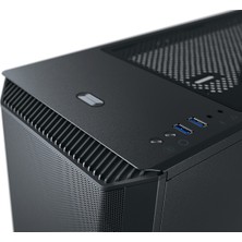 Phanteks Eclipse P360 Air Mid Tower Bilgisayar Kasası, Temperli Cam, DRGB - Saten Siyah