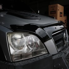 Eurocap Kia Sorento Ön Kaput Koruma Rüzgarlığı 3mm Akrilik (Abs) Parlak Siyah Deflektör 2002-2006