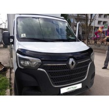 Eurocap Renault Master Ön Kaput Koruma Rüzgarlığı 3mm Akrilik (Abs) Parlak Siyah Deflektör 2019->