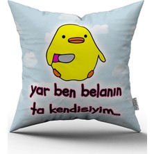 Cango Home Dijital Baskı Kırlent Yastık Kılıfı CGH404