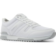 Slazenger EDWIN I Erkek Sneaker Koşu & Yürüyüş Ayakkabısı Beyaz / Gümüş