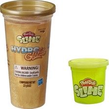 Play-Doh Slime 2'li Hamur Hydroglitz Metalik Hamur - Altın + Sarı
