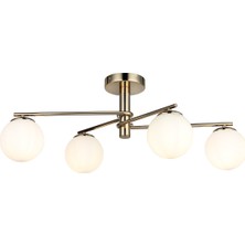 Lucea Bumerang 4 Lü Altın Plafonyer 4XE27