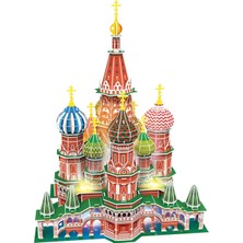 Cubic Fun 3d- 3 Boyutlu Puzzle St. Basil's Katadrali - Rusya (Led Işıklı)