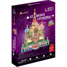 Cubic Fun 3d- 3 Boyutlu Puzzle St. Basil's Katadrali - Rusya (Led Işıklı)