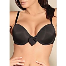 Magic Form 2169 Ortası Dekolte Düz Kumaşlı Süngerli Sütyen - Siyah