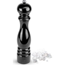 Peugeot Paris Şarjlı Siyah Lake Tuz Değirmeni 34 cm.