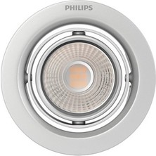 Philips Pomeron  3W 2700K  Sarı Işık Rengi Led Gömme Spot Gümüş Kasa