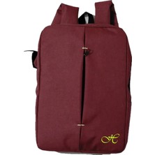 Haki HRK-203B  15.6" Notebook Sırt Çantası - Bordo