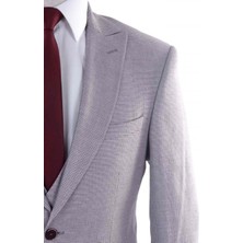 Jan Carlucci Slimfit Yelekli Drop 6 Takım