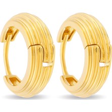 Milet Kuyumculuk 14 Ayar Klasik Halka Küpe