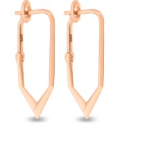 Milet Kuyumculuk 14 Ayar Klasik Halka Küpe