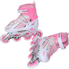 38-41 Numaralı Pembe  Işıklı Paten Alıştırma Pateni TT700